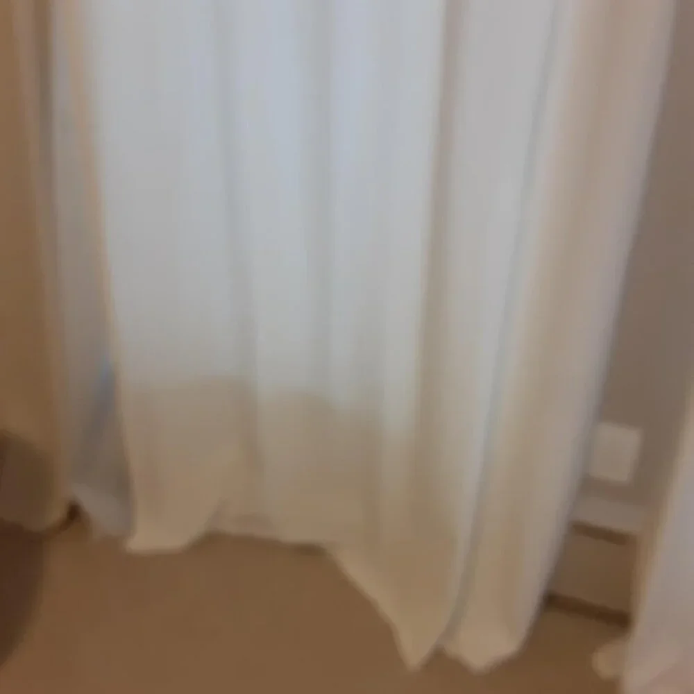 Cream Extra Long Window Curtains (2) Panels